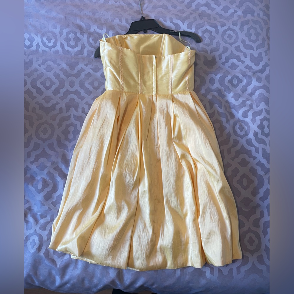 Light In The Box Chiffon Dress Sleeveless Prom Bridesmaid Formal Yellow size 6